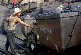 Coal dominates India's energy supply, providing more than half of its power.