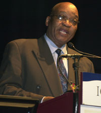 South African president Zuma had been pushing to join the BRIC bloc.