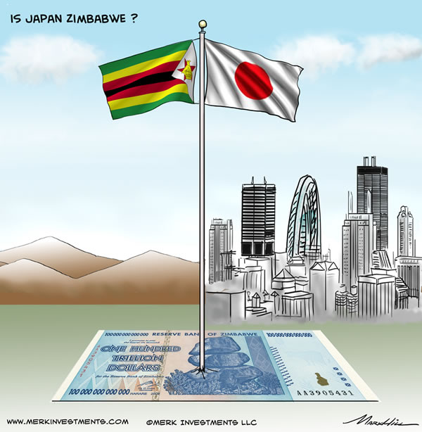 Is Japan Zimbabwe? Cartoon