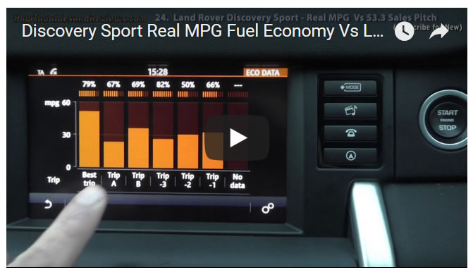 Discovery Sport Real MPG Fuel Economy Vs Land Rover 53.3 MPG Sales Pitch
