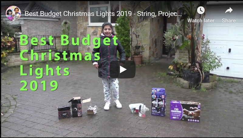 Best Budget Christmas Lights 2019 - String, Projector, Battery and Mains