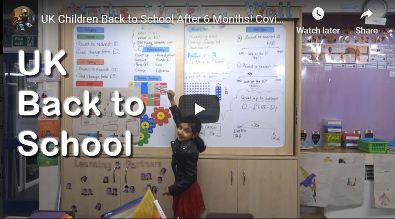 UK Children Back to School! Covid-19 Bubbles, Masks and Hand Sanitisers the New Normal - Sheffield