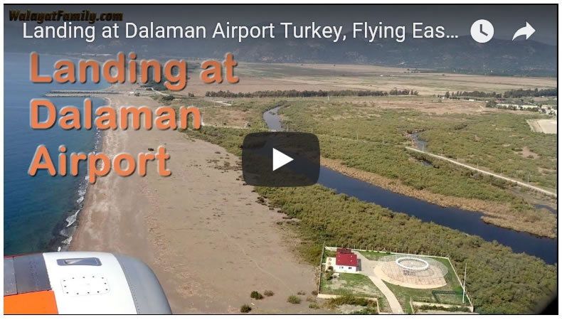 Landing at Dalaman Airport Turkey, Flying EasyJet Airbus A320