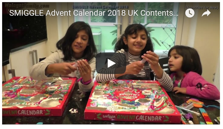 SMIGGLE Advent Calendar 2018 UK Contents - What You Get Look Inside Review