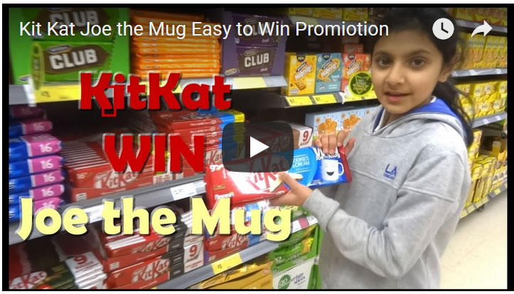 Kit Kat Joe the Mug Easy to Win Promotion