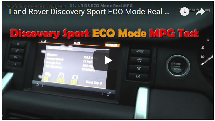 Land Rover Discovery Sport ECO Mode Real MPG Fuel Economy Test