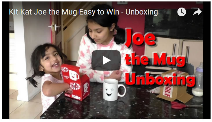 Kit Kat Joe the Mug Easy to Win - Unboxing 
