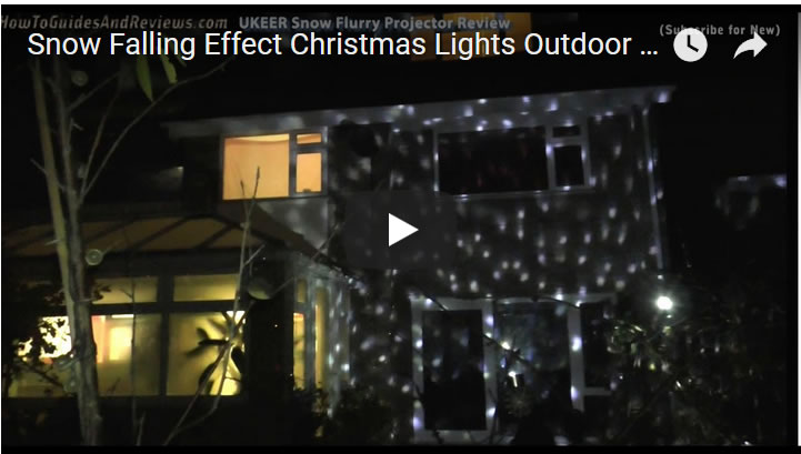 Snow Falling Effect Christmas Lights Outdoor Projector (UKEER) Review
