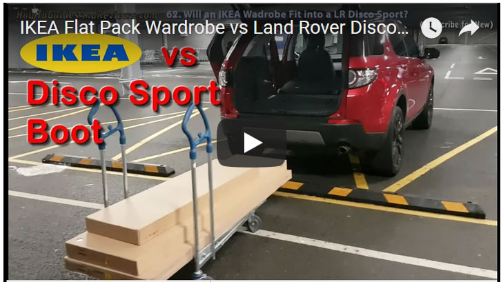 IKEA Flat Pack Wardrobe vs Land Rover Discovery Sport Boot