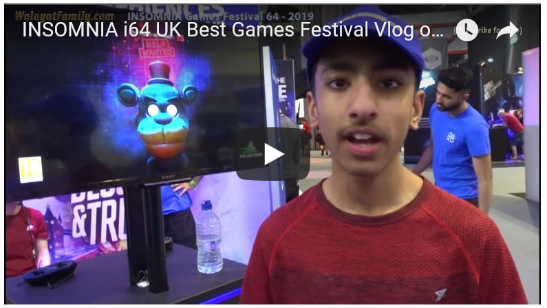 INSOMNIA i64 UK Best Games Festival Vlog of What it's Like to Attend - 2019