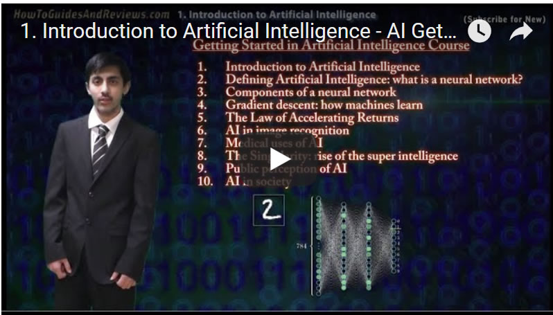 1. Introduction to Artificial Intelligence - AI Getting Started Course for Beginners