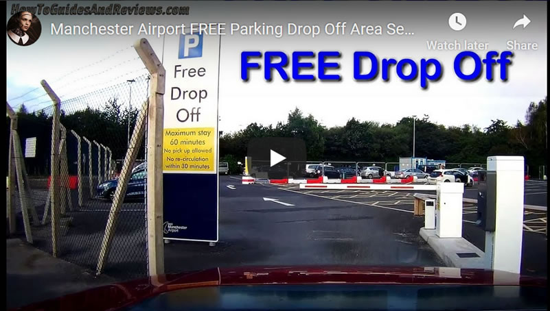 Manchester Airport FREE Drop Off Area Service at JetParks 1 - Video