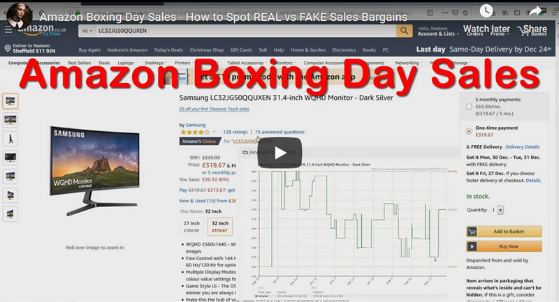 Amazon Boxing Day Sales - How to Spot REAL vs FAKE Sales Bargains