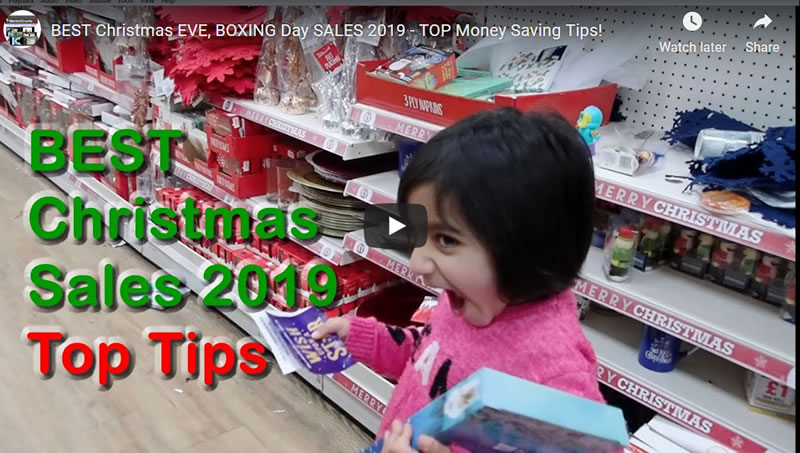 BEST Christmas EVE, BOXING Day SALES 2019 - TOP Money Saving Tips!