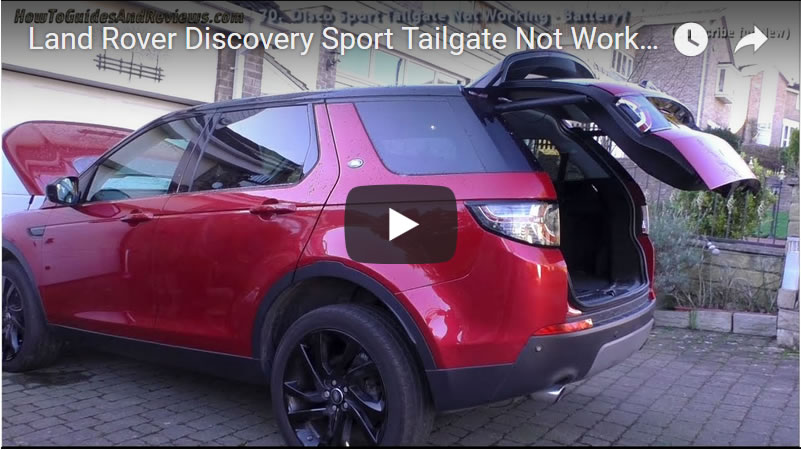 Land Rover Discovery Sport Tailgate Not Working Problems Fix (70)