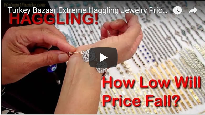 Turkey Bazaar Extreme Jewelry Price Haggling - Fethiye Market 