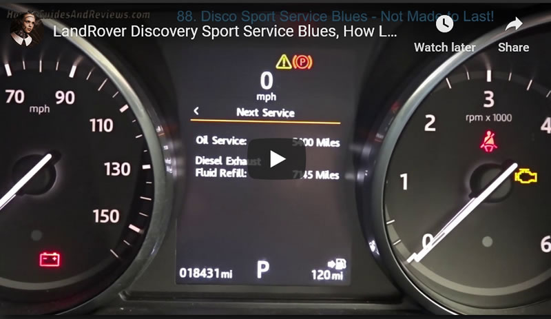 LandRover Discovery Sport Service Blues, How Long Before Oil Change is Actually Due?