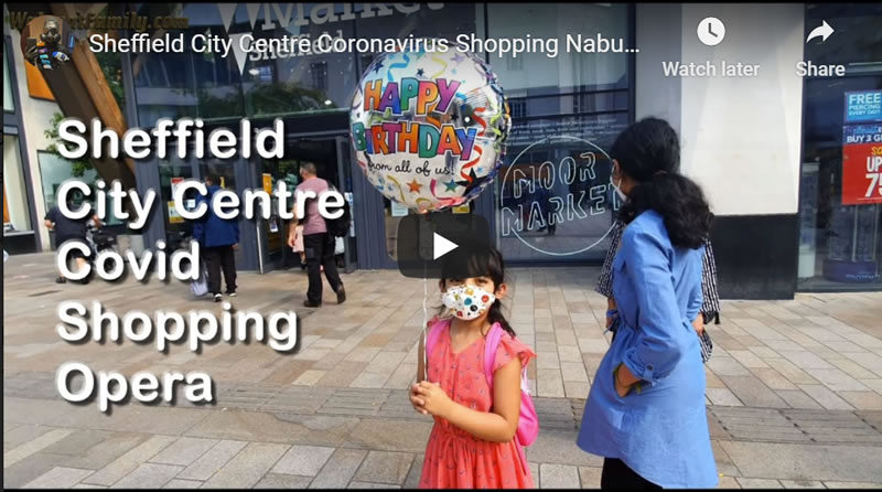 Sheffield City Centre Coronavirus Shopping Opera Ahead of Second Covid-19 Peak