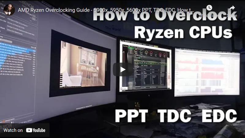AMD Ryzen Overclocking Guide - 5900x, 5950x, 5600x PPT, TDC, EDC, How to Best Settings Beyond PBO