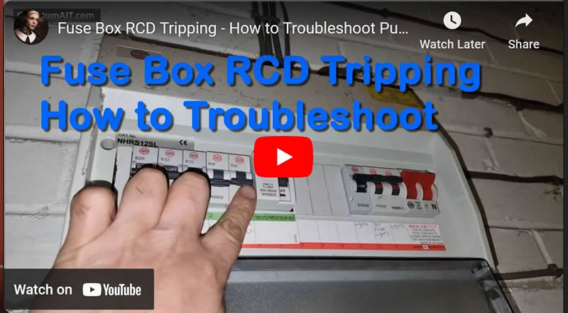 Fuse Box RCD Tripping - How to Troubleshoot Putting Power Back On. Before Calling an Electrician