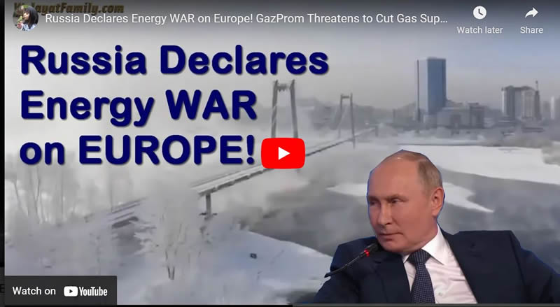 Russia Declares Energy WAR on Europe! GazProm Threatens to Cut Gas Supplies!
