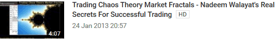 Trading Chaos Theory Market Fractals - Nadeem Walayat's Real Secrets For Successful Trading
